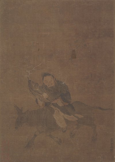 Daoist ridende horndyr. af Tong Renyi