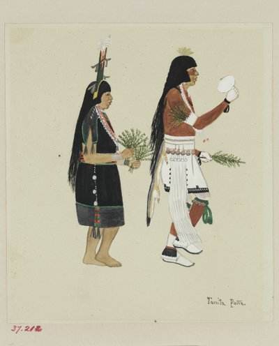 Corn Dancers, c 1920 af Tonita Peña