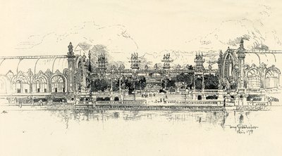 The Pavillions of Horticulture and Forestry af Tony Grubhofer, 1900. af Tony Grubhofer