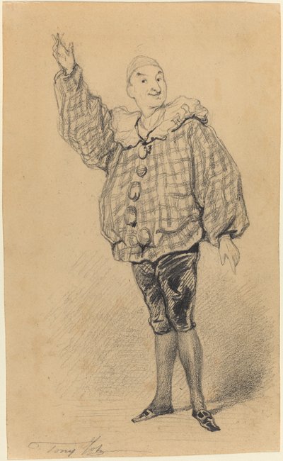 Lepeintre Ainé i rollen som Paillasse af Tony Johannot