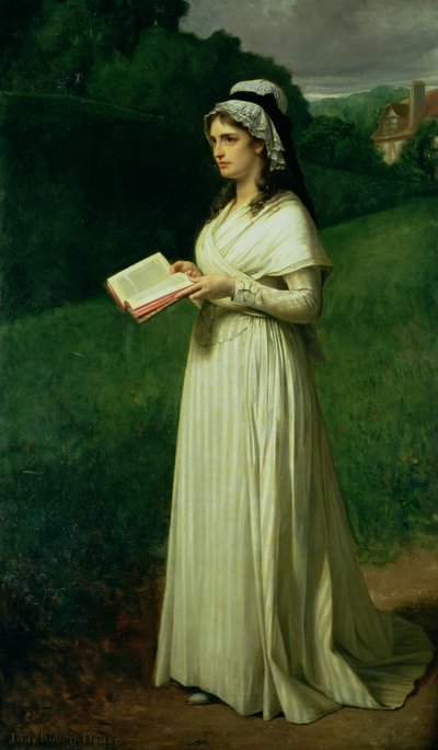 Portræt af Charlotte Corday af Tony Robert Fleury