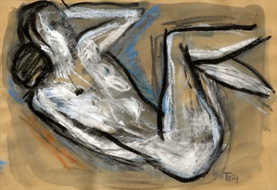 Udtryksfuld figurstudie af Tore Bahnson