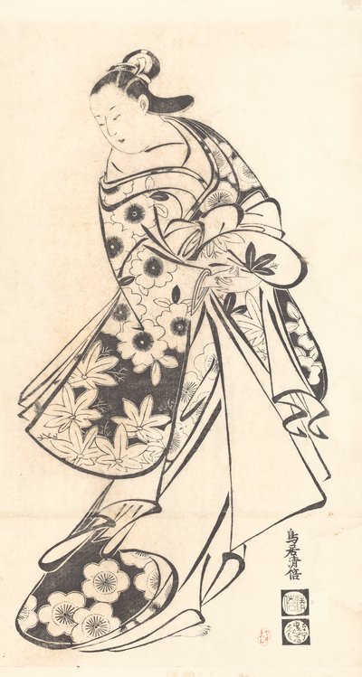 Høflighed, ca. 1712., ca. 1712. af Torii Kiyomasu I