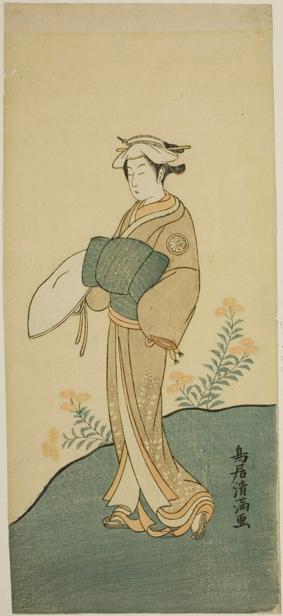 Skuespilleren Segawa Kikunojo II af Torii Kiyomitsu I