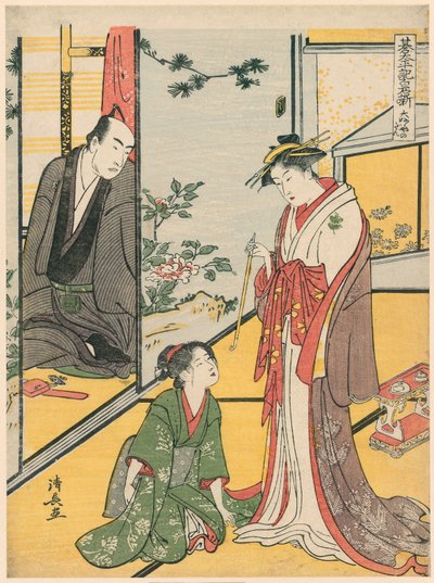 Sene at Te Daifukuya (Daifukuya no Dan), fra Te-serien ``Gotaiheiki Shiraishi Monogatari