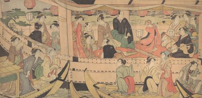 Sumida River Holiday, 1788-90. af Torii Kiyonaga