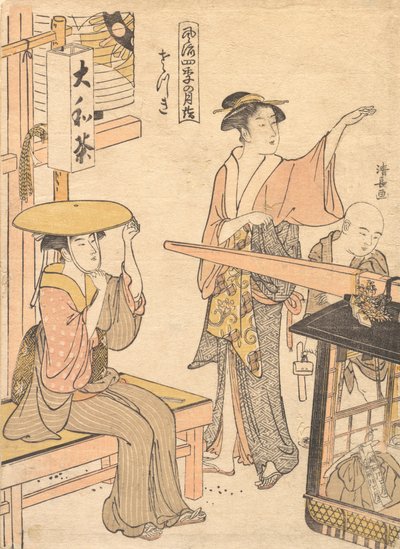 Den femte måned, ca. 1791. af Torii Kiyonaga