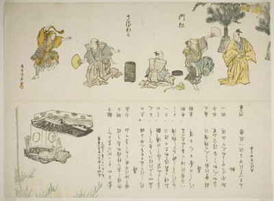 Saruwaka-dansen af Torii Kiyonaga