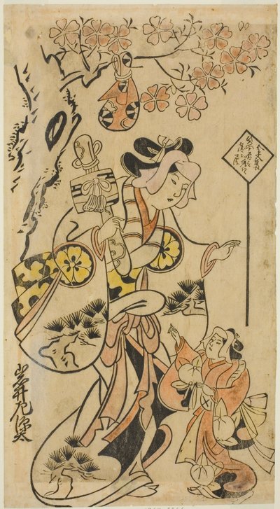 Skuespilleren Iwai Sagenta I af Torii Kiyonobu I