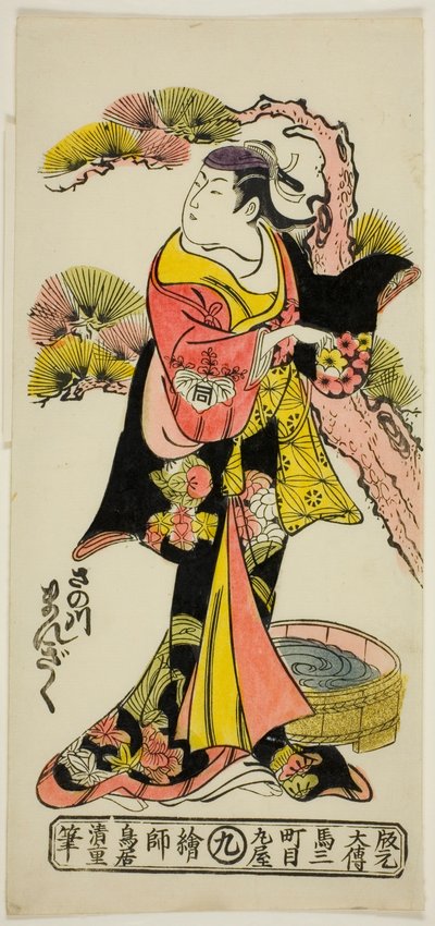 Skuespilleren Sanogawa Mangiku I. Download gratis mp3 af Torii Kiyoshige
