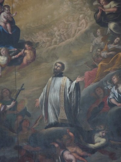 Saint Francis Xavier (detalje fra et altermaleri) af Torriani