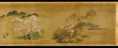 Landskaber af de fire årstider, Edo-perioden, 1600-tallet. af Tosa Mitsuoki