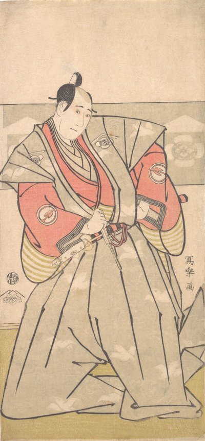 Skuespilleren Sawamura Sojuro III, 1794-9 af Toshusai Sharaku