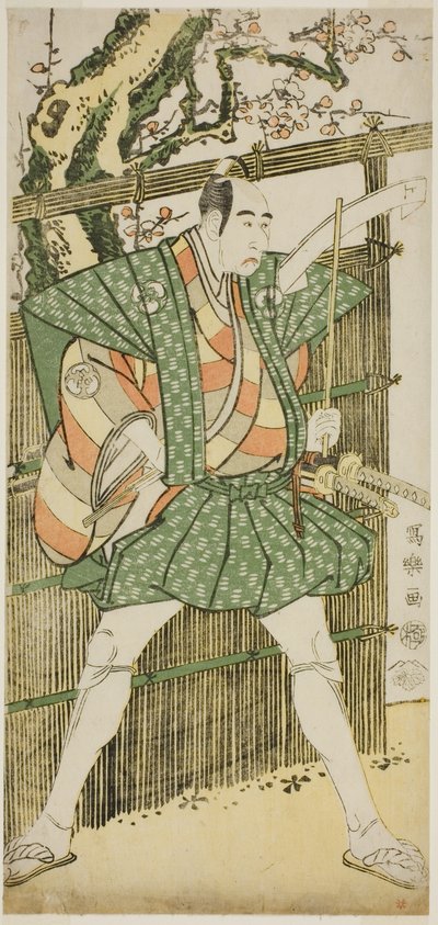 tee ac og r band hemmeligt god røv paryk kokingo haruhisa af Toshusai Sharaku