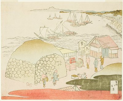 En udsigt over Takanawa af Totoya Hokkei