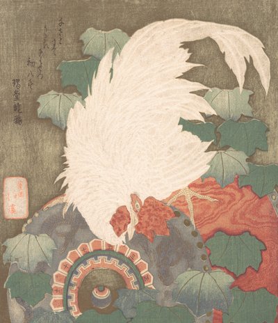 Pik på tromme, ca. 1825. af Totoya Hokkei