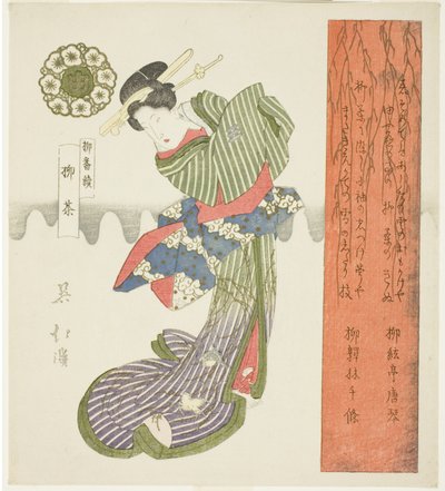 Willow Tea (Yanagicha), fra serien "A Series of Willows (Yanagi bantsuzuki)" af Totoya Hokkei