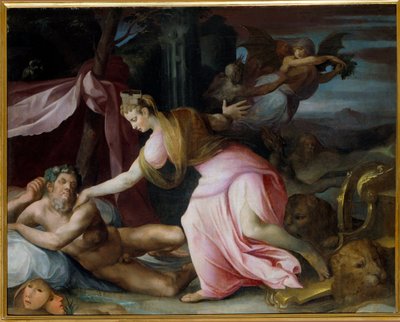 Cybelle Awakening Morphee-maleri af All Saints Dubreuil (1561-1602) af Toussaint Dubreuil