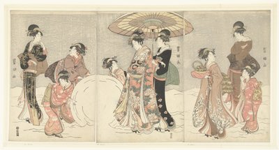Snebold af Toyokuni (II) , Utagawa