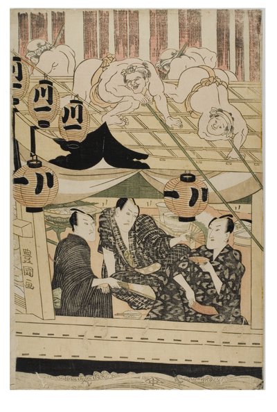Skuespillere i de tolv måneder af Toyokuni Utagawa