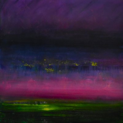 Eventide 4, 2017 (olie på lærred) af Tracy Lambros
