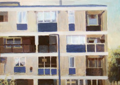 Et sted at bo 16, 2011 (olie på krydsfiner) af Trevor Burgess