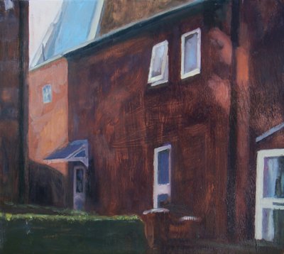 Et sted at bo 18, 2011 (olie på krydsfiner) af Trevor Burgess