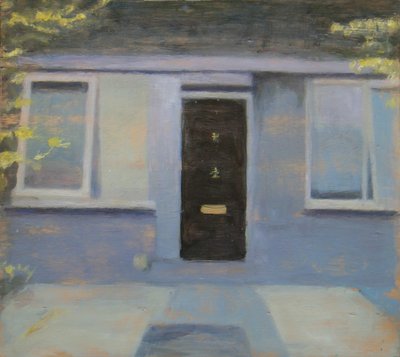 Et sted at bo 2, 2010 (olie på krydsfiner) af Trevor Burgess