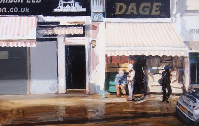 Action for the elderly, 2010 (olie på plade) af Trevor Burgess