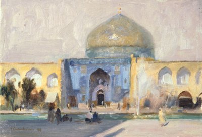 Eftermiddag, Damemoskeen, Isfahan af Trevor Chamberlain