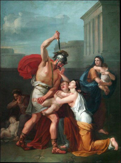 Massakren på de uskyldige, 1809. af Trofim Fyodorovich Durnov