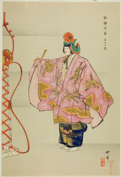 Fuji Taiko, fra serien "One Hundred No Dramas (Nogaku hyakuban)" af Tsukioka Kogyo