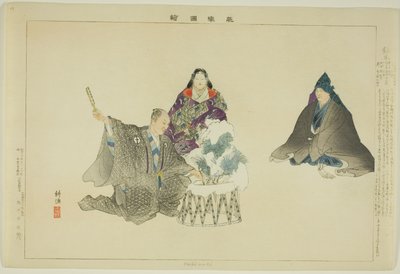 Hachi-maki, fra serien "Pictures of No Performances (Nogaku Zue)" af Tsukioka Kogyo