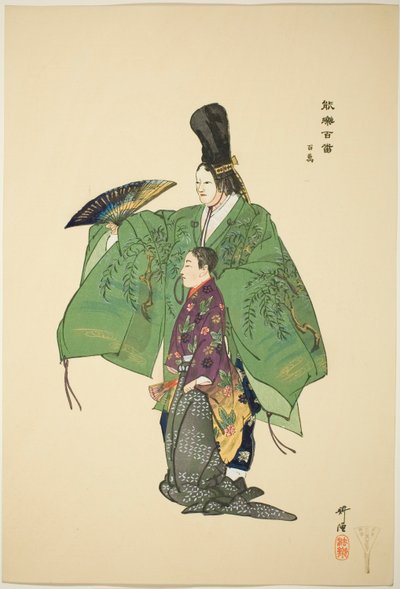 Hyakuman, fra serien "One Hundred No Dramas (Nogaku hyakuban)" af Tsukioka Kogyo