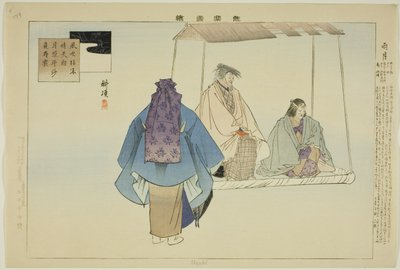 Uzuki, fra serien "Pictures of No Performances (Nogaku Zue)" af Tsukioka Kogyo
