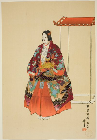 Yokihi, fra serien "One Hundred No Dramas (Nogaku hyakuban)" af Tsukioka Kogyo