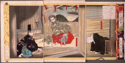 Sechsundsiebzigste Generation, Kaiser Sutoku af Tsukioka Yoshitoshi