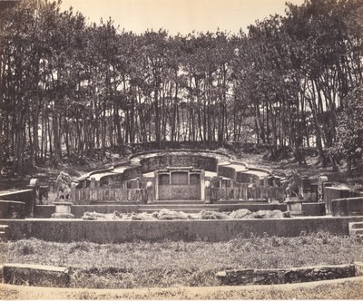 Mandaringrav ved Foochow, ca. 1869. af Tung Hing.