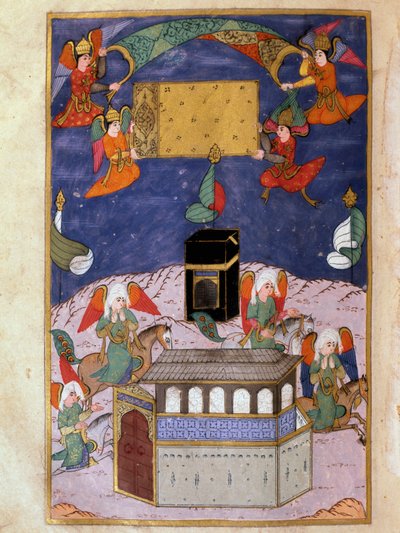 Engle dekorerer Kabaen (Kaaba eller Ka