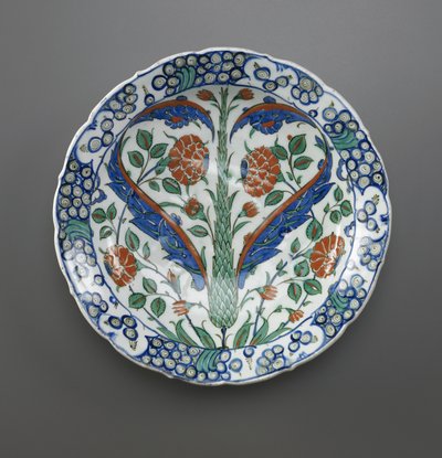 Fad, Iznik, osmannisk dynasti, 1570-75 (keramik) af Turkish School