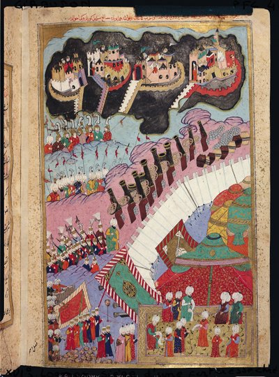 TSM H.1524 The Forces of Suleyman the Magnificent (1484-1566) Belejring af en kristen fæstning, fra 