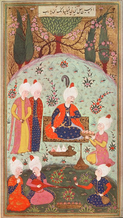 TSM H.804 & H.806 Kronprinsen fejrer sejren med et måltid i haven, 1534 af Turkish School
