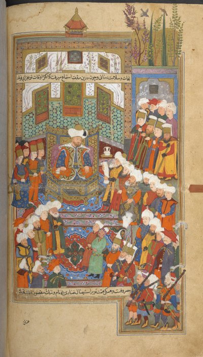 Timur evony før Bayezid I af Turkish School
