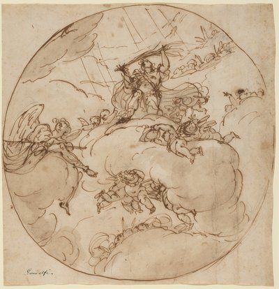 Apotheosen af San Vitale af Ubaldo Gandolfi