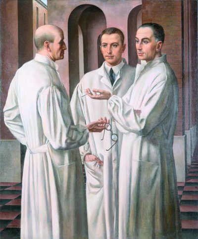 Kirurgerne, 1926. af Ubaldo Oppi
