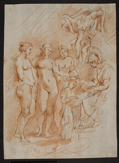 Figurkomposition, fra "Maria af Medicis historie" af Ubekendt