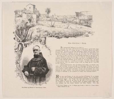 Fra Pietro og klostret S. Bonaventerra i Rom. A. Küchler af Ubekendt