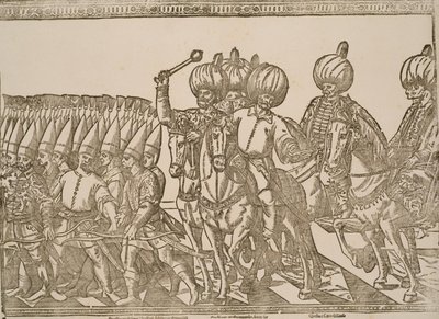 En tyrkerprocession af Ubekendt KKSgb6453