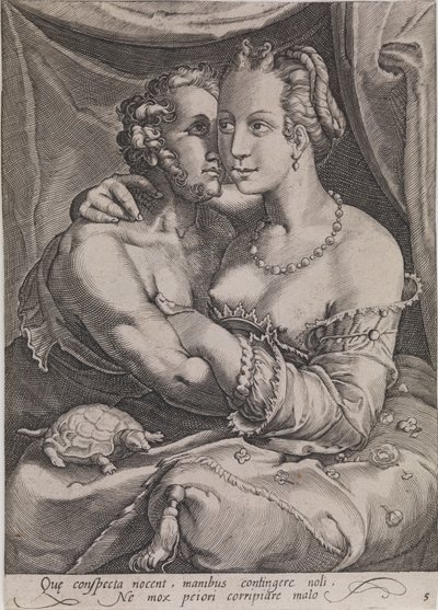 Røre ved af Ubekendt efter Jan Saenredam efter Hendrick Goltzius