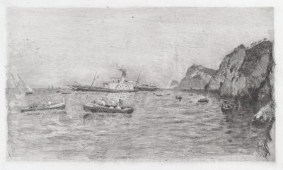 Havn ved Capri [Marina di Capri] af Uberto dell